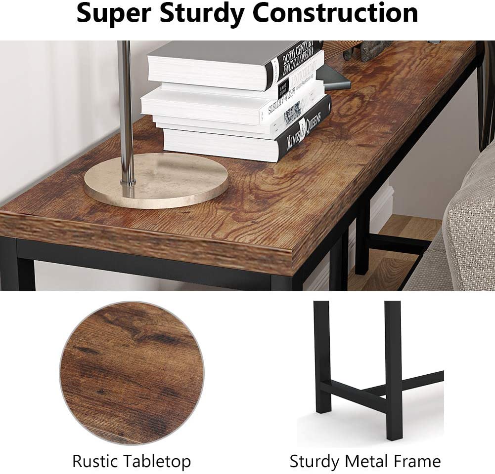 Tribesigns Console Table, Narrow Hallway Table, 70.9 inch Sofa Table